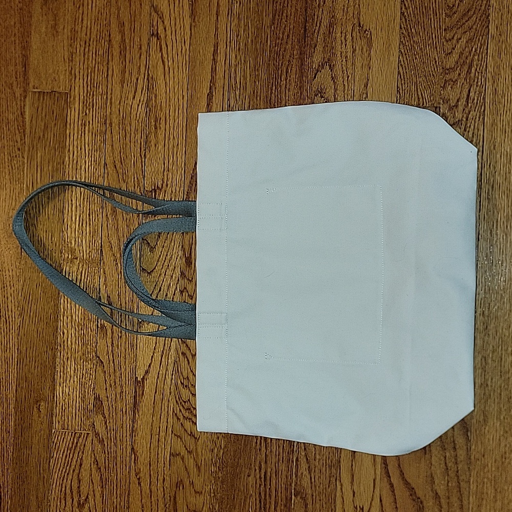 NWOT New Without Tags Lululemon Double-handle Canvas Tote 17 L Natural/Gray Sage - Picture 2 of 6